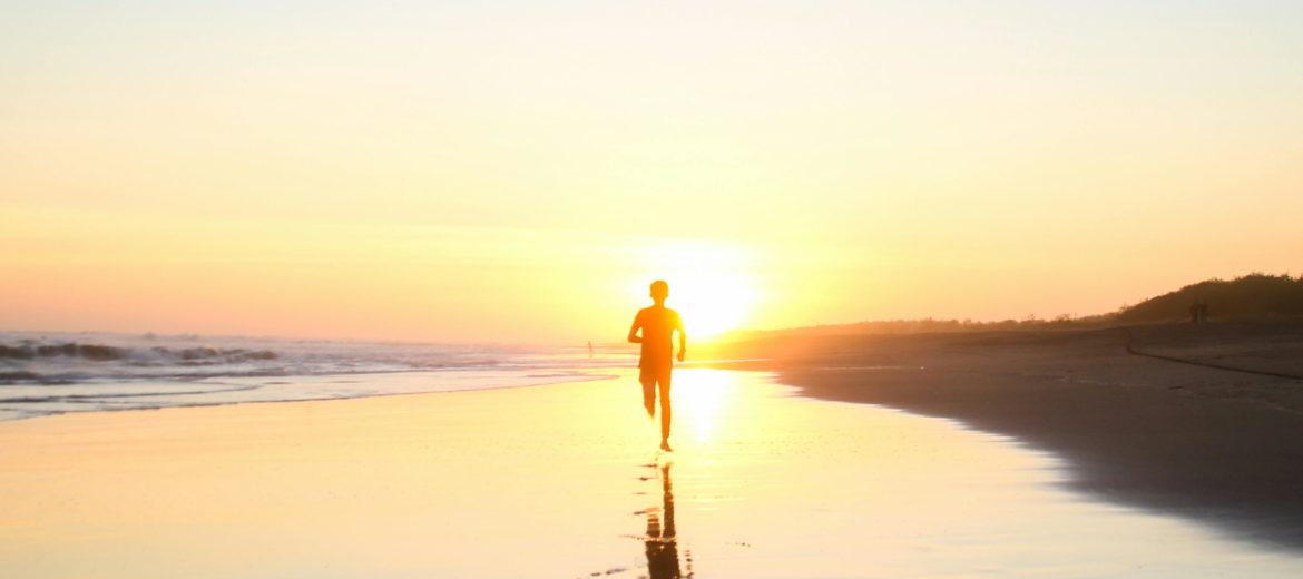 Running on the Beach